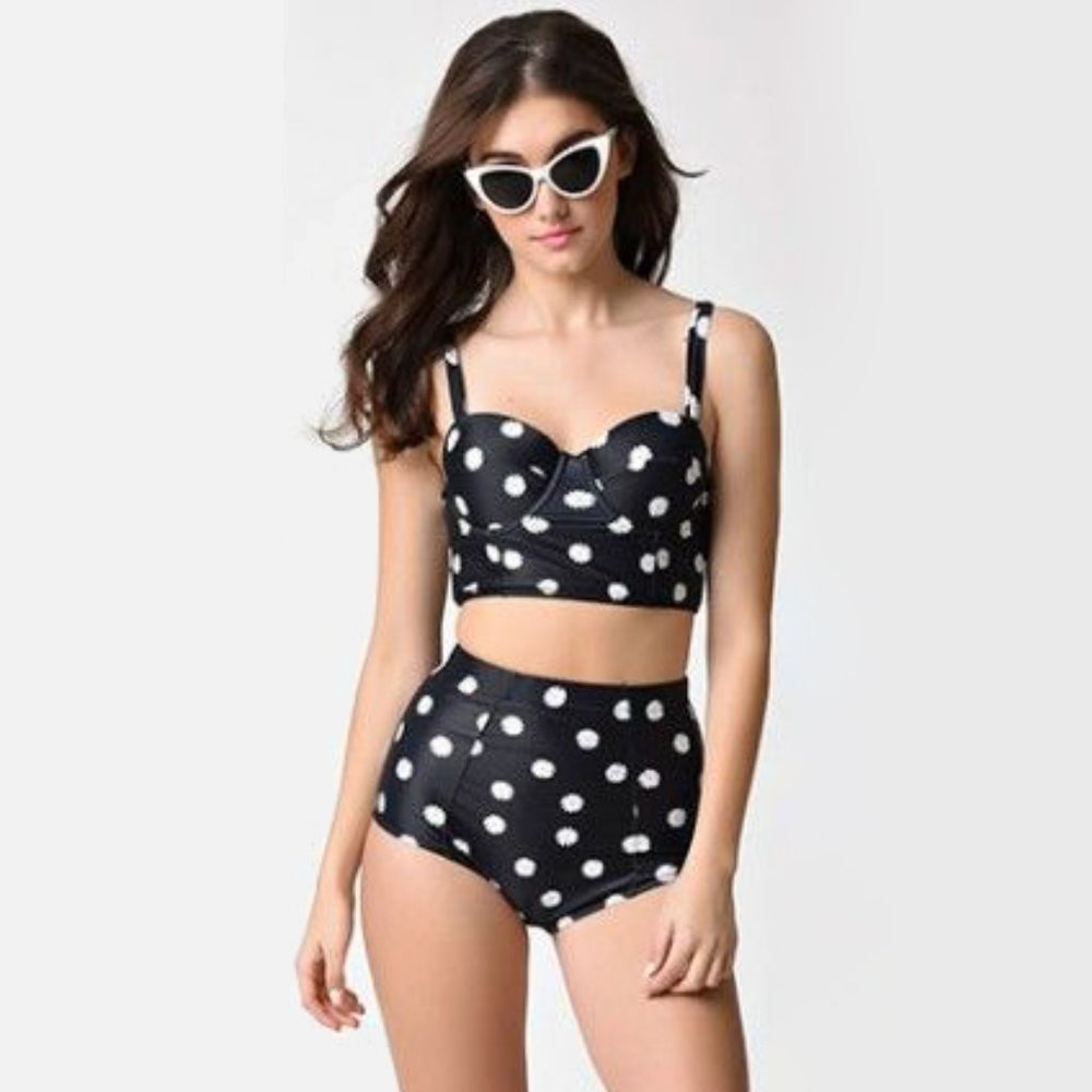 Kingdom & State | Daisy Retro Swim Bikini Set Sz.L